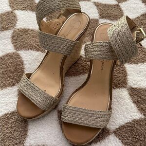 Jessica Simpson Espadrille Wedge Sandal size 7